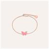 Stroili Bracciale Lady Sweet Acciaio Rosa Cristallo