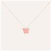 Stroili Collana Lady Sweet Acciaio Rosato Farfalla e Cristalli