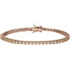 Stroili Bracciale Tennis Silver Rainbow Argento Rosa Cubic Zirconia