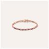 Stroili Bracciale Tennis Silver Rainbow Argento Rosa Cubic Zirconia