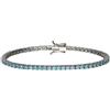 Stroili Bracciale Tennis Silver Rainbow Argento Rodiato Cubic Zirconia
