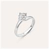 Stroili Anello Solitario Valentino Diamade Oro Bianco Diamante Lab-Grown