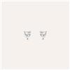 Stroili Orecchini Lobo Punto Luce Silver Elegance Argento Rodiato Cubic Zirconia