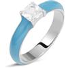 Stroili Anello Solitario Lady Sweet Acciaio Cristallo