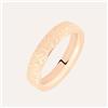 Stroili Fede Comoda Leggera Squadrata Diamantata 4 mm Oro Rosa