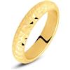 Stroili Fede Classica Leggera Diamantata 4 mm Oro Giallo