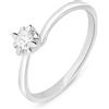 Stroili Anello Solitario Valentino Diamazing Oro Bianco Diamante