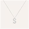 Stroili Collana Diamond Letters Oro Bianco Diamante