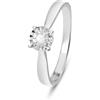 Stroili Anello Solitario Diamotion Oro Bianco Diamante