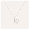 Stroili Collana Diamond Letters Oro Bianco Diamante
