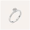 Stroili Anello Solitario Diamade Oro Bianco Diamante Lab-Grown