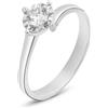 Stroili Anello Solitario Valentino Diamotion Oro Bianco Diamante
