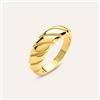Stroili Anello Fascia Radiance Acciaio Dorato