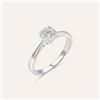 Stroili Anello Solitario Diamade Oro Bianco Diamante Lab-Grown