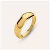 Stroili Anello Fascia Radiance Acciaio Dorato