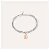 Stroili Bracciale Sunrise Acciaio Bicolore Bianco / Rosa Cristallo