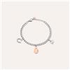Stroili Bracciale Sunrise Acciaio Bicolore Bianco / Rosa Cristallo