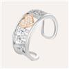 Stroili Anello Fantasia Silver Moments Argento Bicolore Bianco / Rosa Cubic Zirconia