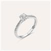 Stroili Anello Solitario Diamade Oro Bianco Diamante Lab-Grown
