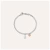 Stroili Bracciale Sunrise Acciaio Bicolore Bianco / Rosa Cubic Zirconia
