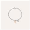 Stroili Bracciale Sunrise Acciaio Bicolore Bianco / Rosa Cubic Zirconia