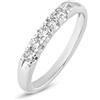 Stroili Anello Riviere Firmamenti Oro Bianco Diamante