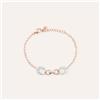 Stroili Bracciale Aura Acciaio Rosa Cristallo