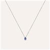Stroili Collana Punto Luce Jasmine Oro Bianco Tanzanite