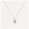 Stroili Collana Jasmine Oro Rosa Morganite Diamante