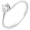Stroili Anello Solitario Firmamenti Oro Bianco Diamante