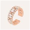 Stroili Anello Fantasia Romantic Shine Metallo Rosa Cristallo