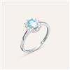 Stroili Anello Solitario Kate Jasmine Oro Bianco Acquamarina Diamante