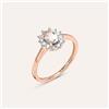 Stroili Anello Solitario Kate Jasmine Oro Rosa Morganite Diamante