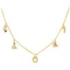 Stroili Collana Christmas Collection Ottone Dorato Cristallo