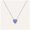 Stroili Collana Jasmine Oro Bianco Tanzanite Diamante