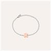 Stroili Bracciale Sunrise Acciaio Bicolore Bianco / Rosa Cristallo