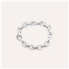 Stroili Bracciale Catena Aura Acciaio Cristallo