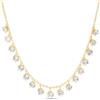 Stroili Collana Multi Punto Luce Romantic Shine Metallo Dorato Cristallo