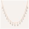 Stroili Collana Multi Punto Luce Romantic Shine Metallo Rosa Cristallo