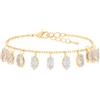 Stroili Bracciale Multi Punto Luce Romantic Shine Metallo Dorato Cristallo