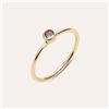 Stroili Anello Solitario Golden Dream Placcato Oro Giallo Cristallo