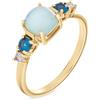 Stroili Anello Fantasia Golden Dream Placcato Oro Giallo Cristallo