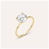 Stroili Anello Solitario Golden Dream Placcato Oro Giallo Cubic Zirconia