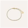 Stroili Bracciale Tennis Golden Dream Placcato Oro Giallo Cubic Zirconia