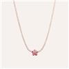 Stroili Collana Romantic Shine Ottone Rosa Cristallo