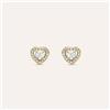 Stroili Orecchini Lobo Golden Dream Placcato Oro Giallo Cubic Zirconia