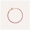 Stroili Bracciale Tennis Romantic Shine Metallo Rosa Cristallo