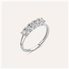 Stroili Anello Riviere Diamade Oro Bianco Diamante Lab-Grown