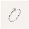 Stroili Anello Solitario Diamade Oro Bianco Diamante Lab-Grown