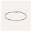 Stroili Bracciale Tennis Diamade Oro Bianco Diamante Lab-Grown